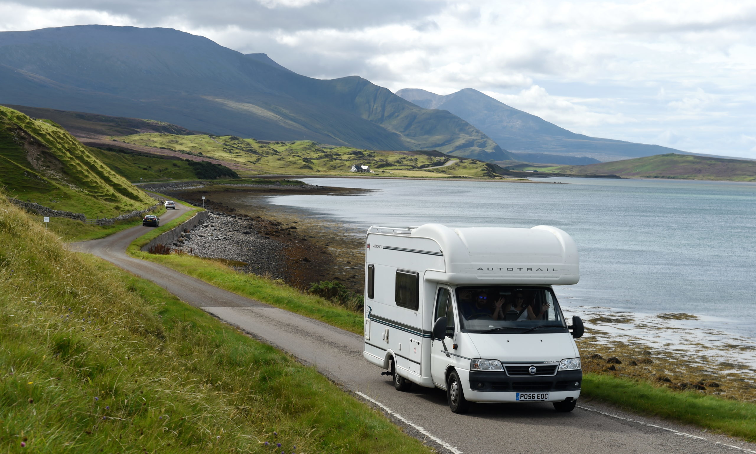 Campervans, motorhomes and caravaneers may soon have a home in Argyll for a night or two. Image: Sandy McCook/ DC Thomson.