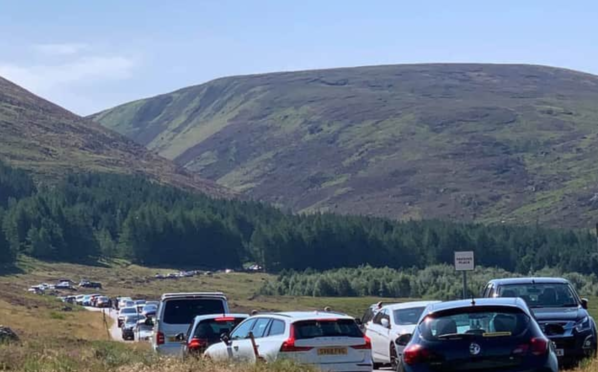 Loch Muick car park has been plagued by irresponsible parking in recent months.