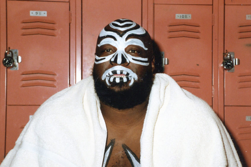 Mandatory Credit: Photo by MediaPunch/Shutterstock (10739753e)
Wrestler, James Harris, better known by the ring name Kamala, Has Passed Away. Kamala The Ugandan Giant circa the late 1980's.
Wrestler James Harris aka Kamala - 1980s