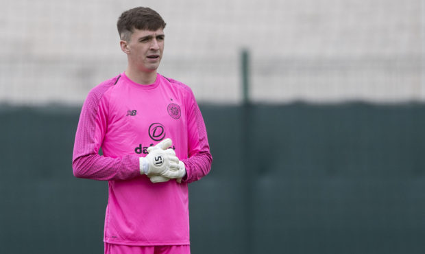 Ryan Mullen in action for Celtic's reserves.