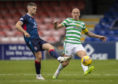 Scott Brown in action for Celtic against Ross County.