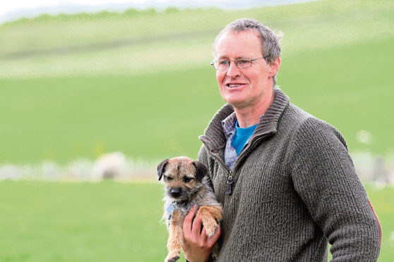 Tomintoul farmer Jim Simmons