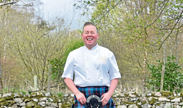 Craig Wilson aka The Kilted Chef from Eat On The Green, Udny Green.