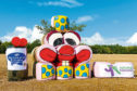 Fields will start to look colourful with the bale art competition.