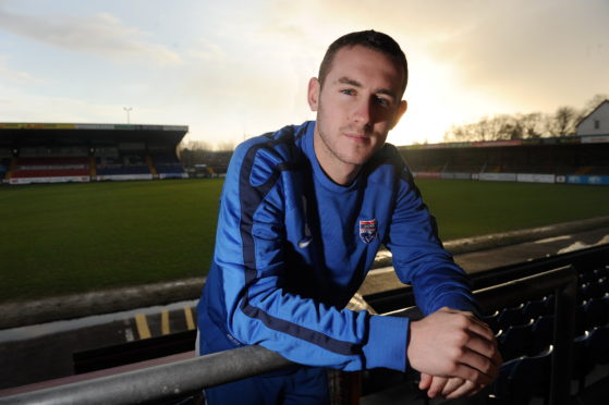 Former Ross County forward Kurtis Byrne.