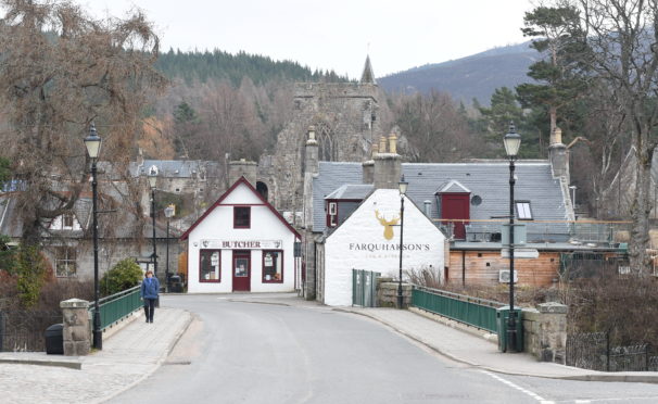 Braemar. Picture by Paul Glendell 23/03/2020