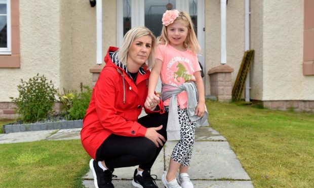 Mum Jade Todd with daughter Gracie Todd. Picture by Scott Baxter.