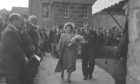 The Queen Mother opens a restored Provost Skene House in 1953.