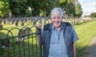 David Sutherland visits the grave of his father he never met.