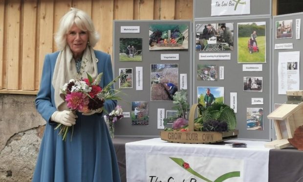 The Duchess of Rothesay Camilla has visited The Seed Box charity.