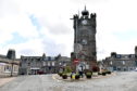 Dufftown clock tower in the centre of the village at the junction of Balvenie Street and Conval Street. Picture by Kami Thomson.