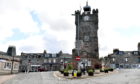 Dufftown clock tower in the centre of the village at the junction of Balvenie Street and Conval Street. Picture by Kami Thomson.