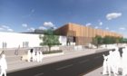 A visualisation of the front entrance at the new Milltimber Primary School.