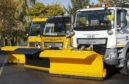 Gritters have been out in force this morning as the Met Office issued a yellow weather warning for ice across large parts of the Highlands and Islands.