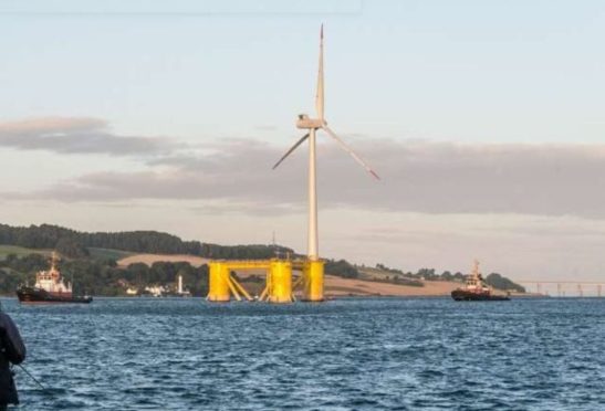 'Dolphyn', which will produce green hydrogen off Aberdeen, will use a similar turbine design as that of the Kincardine Offshore Wind Farm.