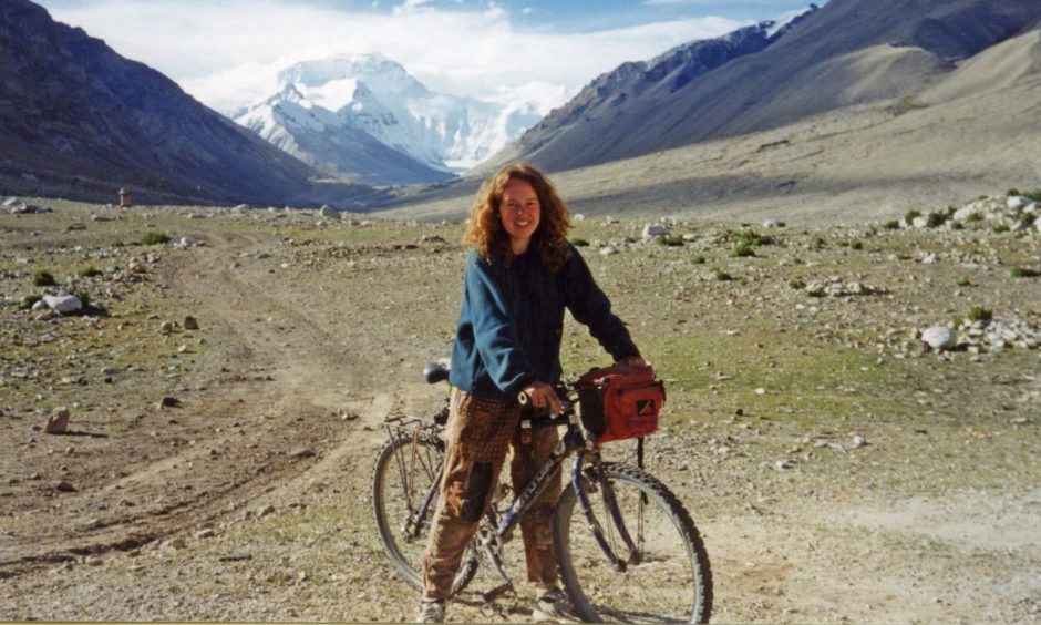 Linda Norgrove in Afghanistan.