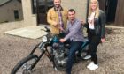 Matt Wilson is the lucky winner of a custom motorbike from a Teen Challenge North East Scotland prize draw.