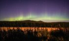 The Northern Lights are set to illuminate the skies in the Highlands, islands and north-east tonight. Picture by William Bird.