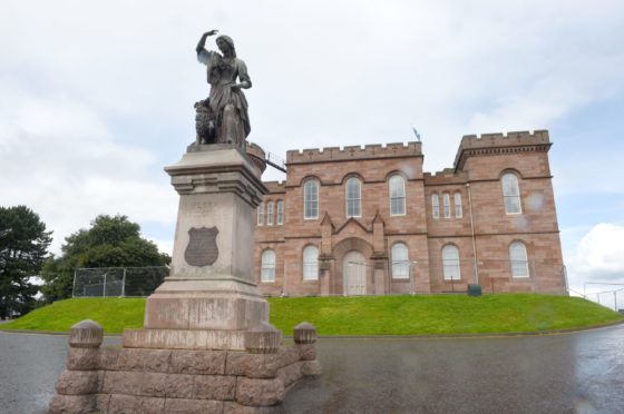 Inverness Castle, which is to undergo work to turn it into a tourism 'gateway'. Picture by Sandy McCook