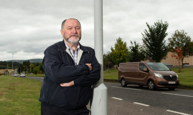 Labour councillor for Elgin South John Divers has accused the SNP group of a lack of lack of communication after claimes Labour has an 'unofficial coalition' with the Conservative administration. Image: Jason Hedges/DC Thomson