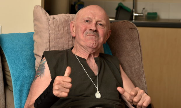 MND sufferer Grigor Bannerman, spent his life as a roadie and tour manager for a heap of famous bands.