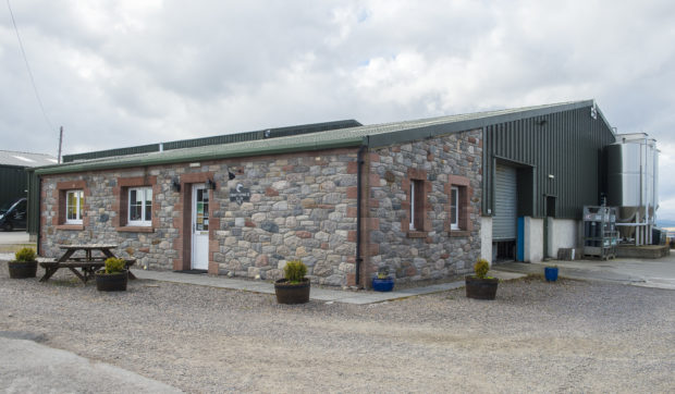 The Cromarty Brewing Company buildings that were broken into