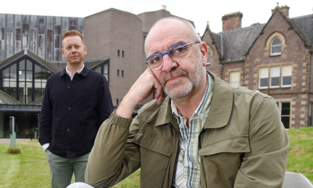 James Mackenzie-Blackman (left) and Steven Wren outside Eden Court