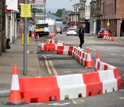 Academy Street currently has a lacklustre appearance. Picture by Sandy McCook