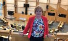 Maureen Watt in the Scottish Parliament.