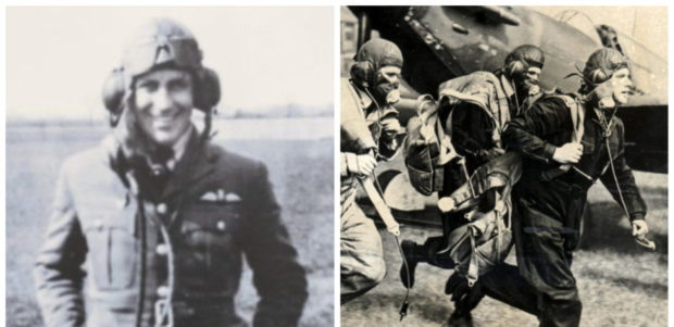 John Benzie (left) disappeared during the Battle of Britain in September 1940.