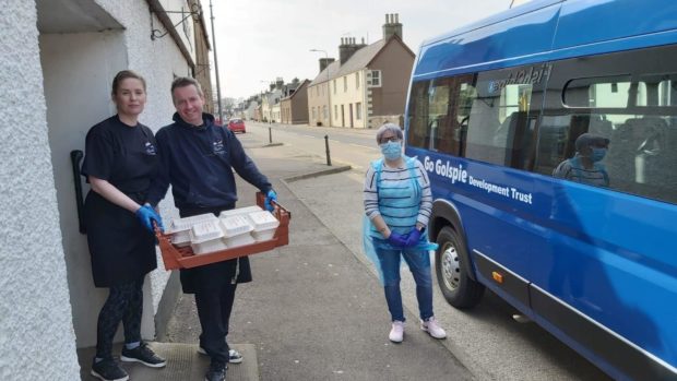 Fish deliveries in Golspie