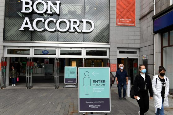 The River Island store in the Bon Accord Centre is set to close