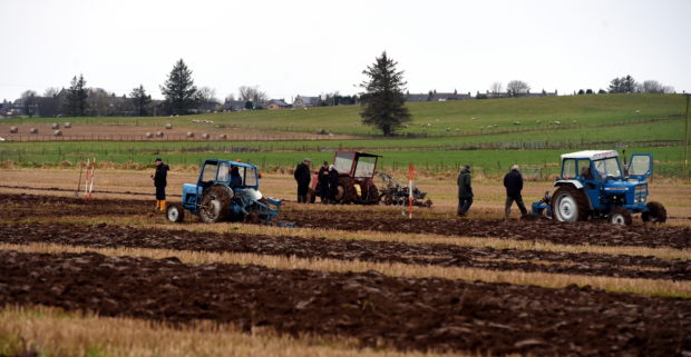 Grampian Supermatch action at Puddlecroft, near Maud in January.
Picture by Jim Irvine