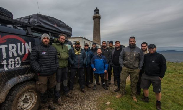 The VetRun180 initiative challenged a group of 11 veterans to traverse Scotland off-road, from Dunottar Castle in the east, to Ardnamurchan Lighthouse on the west coast.