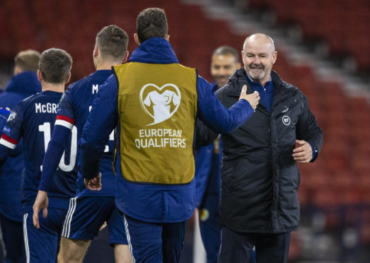Victorious Scotland manager Steve Clarke has taken flak for the style of play.