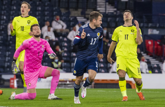 Scotland are currently ahead of Euros group-mates the Czech Republic in the Nations League standings.