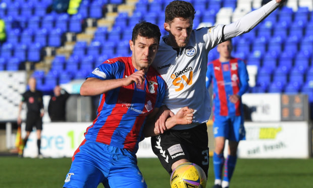 Nikolay Todorov netted for Caley Thistle.