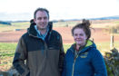 Aberdeenshire farmers Ben Lowe and Harriet Ross.