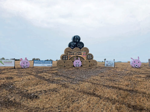 Lower Speyside young farmers have won the 2020 bale art competition