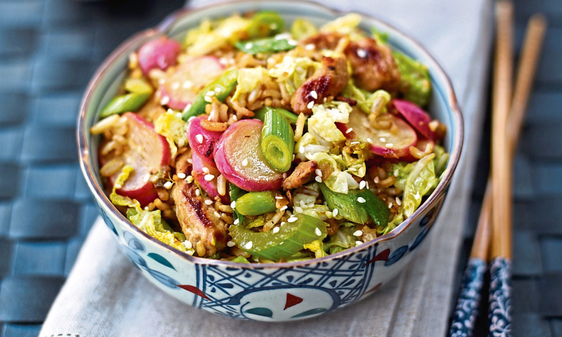 Midweek Meal A recipe for special fried rice with radish, celery and