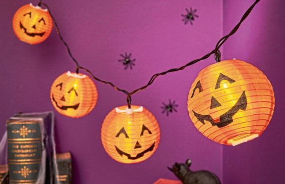 Pumpkin lanterns, £5, Wilko