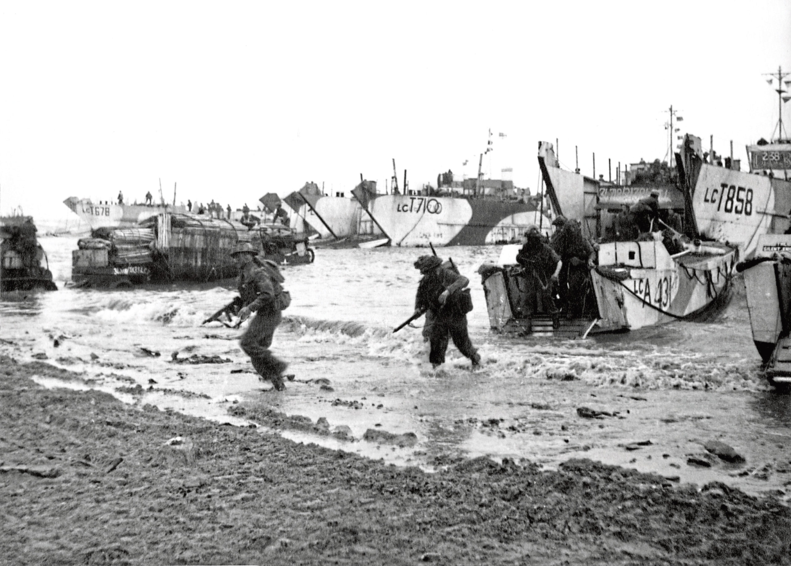 Commandos took part in the Normandy Landings on D-Day in June 1944.