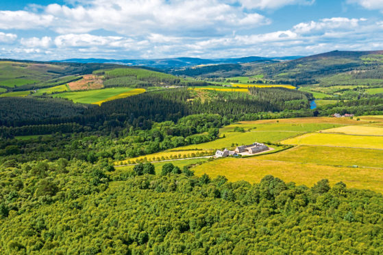 Mains of Tilliefoure at Monymusk, which is on the market at offers over £900,000.