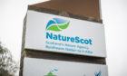 NatureScot new signage at Great Glen House, Inverness.