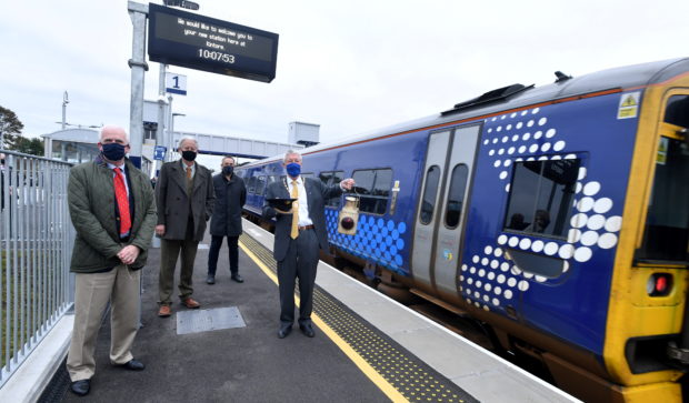 The grand opening of the new station on October 15, 2020.