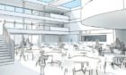 Artist impression of how the new Peterhead school could look like