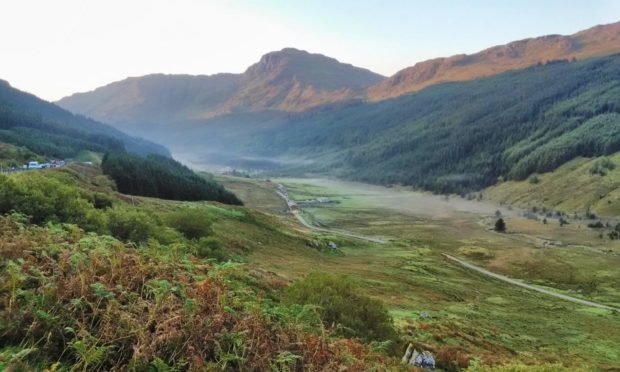 The A83 has been closed at the Rest and Be Thankful with motorists diverted onto the Old Military Road