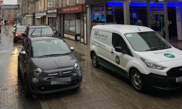 Cars parked on Batchen Street