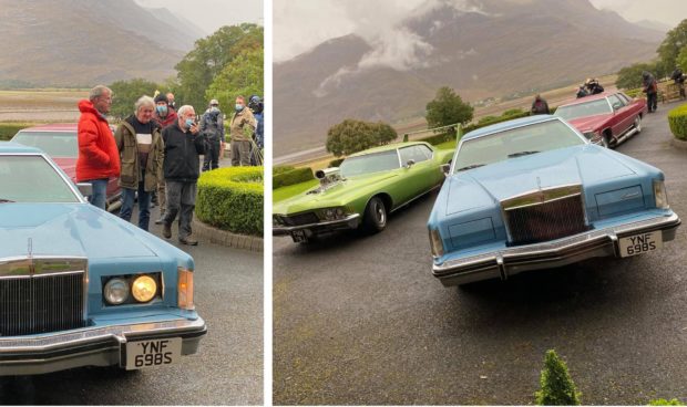 The Grand Tour presenters Jeremy Clarkson, Richard Hammond and James May.