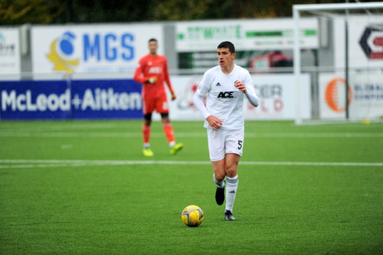 Ross Graham was on loan at Cove Rangers.